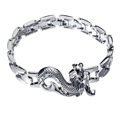 

Chinese Style Dragon Stainless Steel Bracelet Strap