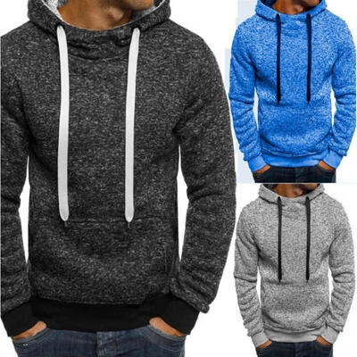 

Men&39s Long Sleeve Hoodie Muscle Sweatshirt Cool Hoody Tops GYM Sport Hoodies