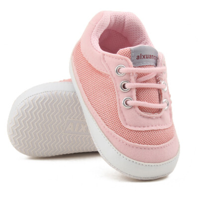 

Baby fashion shoes infant soft sole bottom non-slip Breathable baby boy girl first walker lace-up casual outdoor shoes 0-18