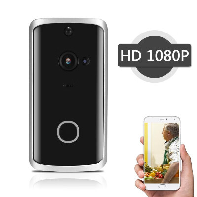 

WiFi Smart Wireless Security DoorBell Smart HD 1080P Visual Intercom Recording Video Door Phone Remote Home Monitoring Night Visio