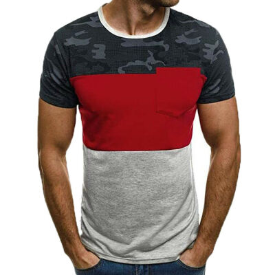 

Mens Slim Fit O Neck Short Sleeve Muscle Tee Shirts Casual T-shirt Tops Blouse