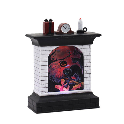 

〖Follure〗New Halloween Creative LED Fireplace Light Bar KTV Desktop Decoration Props
