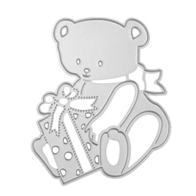 

Bear Cutting Dies Stencils Scrapbook Embossing DIY Craft Album Card Gift