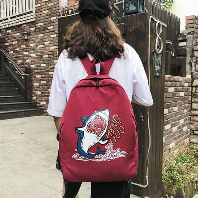 

Ins backpack female Korean version high school students Senlin junior high school tide brand large capacity Shoulder Bag Backpack