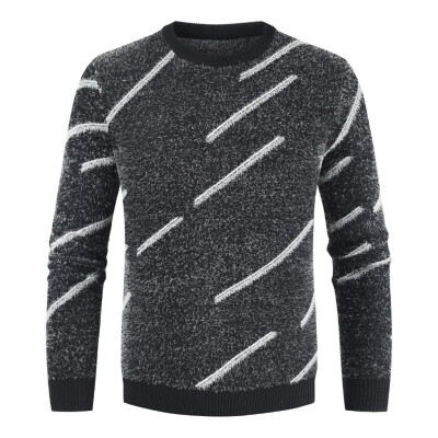 

Toponeto Mens Autumn Winter Casual Long Sleeve Pullover Knitted Sweater Top