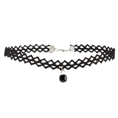 

Lace Grid Box Sugar Choker Necklace Europe New Jewelry Accessories Female Fashion Necklace