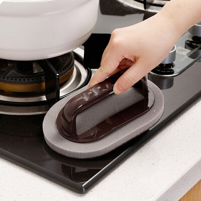 

Gobestart Hot Sell Magic Emery Sponge Brush Eraser Cleaner Kitchen Rust Cleaning Tools