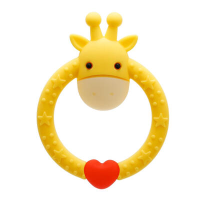 

Baby Teethers Pacifier Cartoon Deer Teething Nursing Silicone Molar Toys