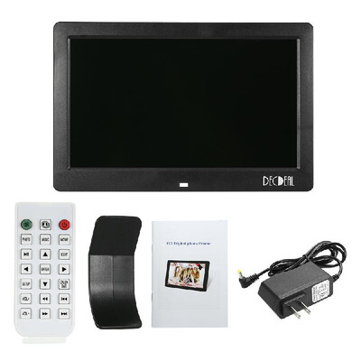 

DECDEAL 7 Inch Digital Photo Frame HD Digital Picture Frame SD Card Slots&Remote Control AU