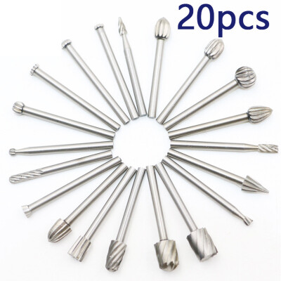 

〖Follure〗Electric Grinder Accessories High Speed Steel Grinding Head Rotating Head 20pcs