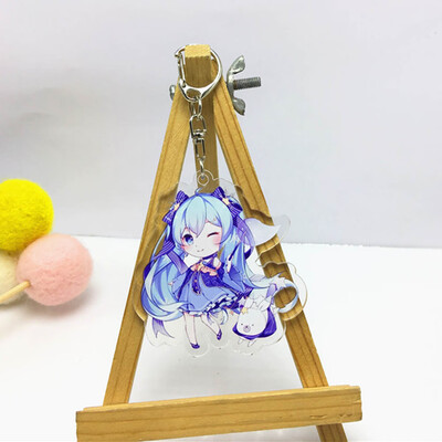 

CAR-TOBBY Hot Japan anime Hatsune Miku Kagamine rubber Keychain Key Ring