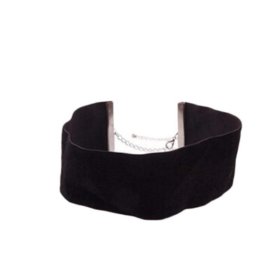 

New Creative Nice Black Plain Velvet Ribbon Wide Make Choker Necklace Gothic Handmade Jewelry