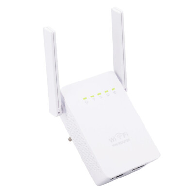 

300Mbps Dual Band Wireless Range Extender WiFi Router 2 Antenna Double Frequency Trunk Circuit Commercial Repeater Network Extende