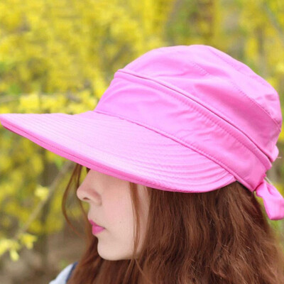 

Womens Girl Anti-UV Summer Wide Brim Visor Cap Beach Sun Hat Outdoor Beauty