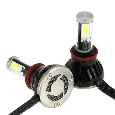 

KKmoon One Pair of 40W 4000LM H8H9H11H16 COB LED Light Headlight Fog Light 12V 24V Car Upgrade Conversion Bulb Beam Kit 6000K W