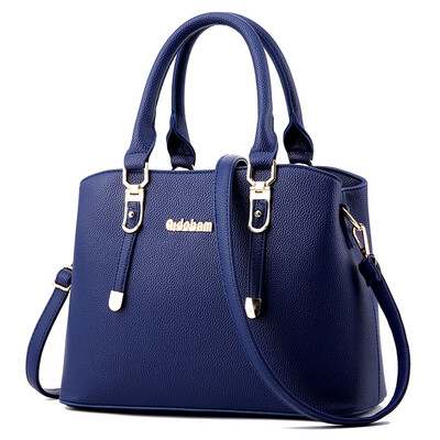 

2017 New Arrival Shoulder Bags Casual Zipper Messenger Bags PU Leather Bag Zipper Tote Satchel Sac Women Bag Handbag OL Style
