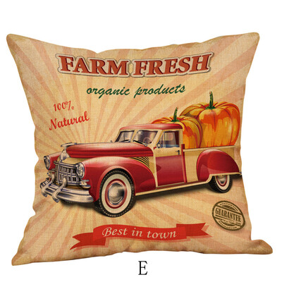 

〖Follure〗Halloween Pillow Cases Linen Sofa Pumpkin ghosts Cushion Cover Home Decor