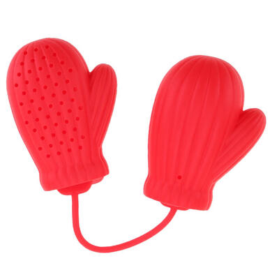 

Silicone Christmas Kitchen Coffee Filter Infuser Gloves Tea Strainer