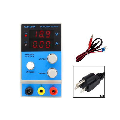

wanptek Mini Adjustable Digital Display DC Switching Power Supply for LABS Schools&Production Lines
