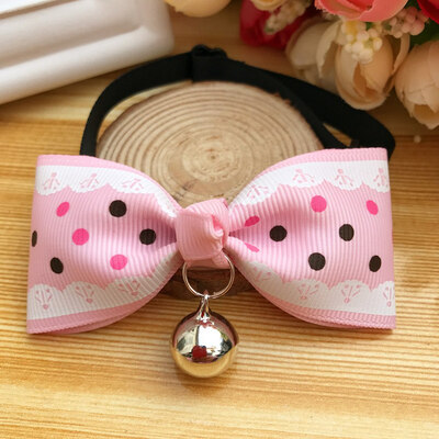 

1Pcs Adjustable Dog Cat Pet Bow Tie With Bells Cute Puppy Kitten Necktie Collar Accessories Drop Shipping