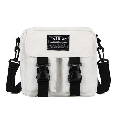 

Letter Print Shoulder Bags Women Casual Zipper Crossbody Canvas Handbags