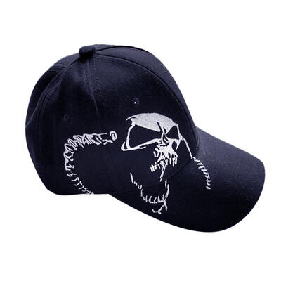 

Hip Hop Men Baseball Cap Casual Sun Caps Right Skeleton Embroidered Dad Hat
