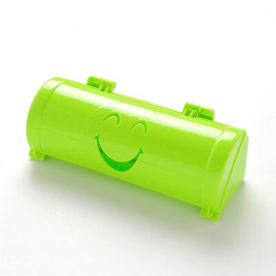 

Kitchen Wall Self Sticky Cartoon Smile Face Garbage Bag Receiving Box Container