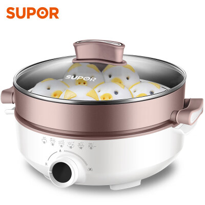 

Supor SUPOR electric steamer electric skillet electric hot pot multi-purpose pot multi-function household electric cooker large capacity electric pot frying machine JD30D819