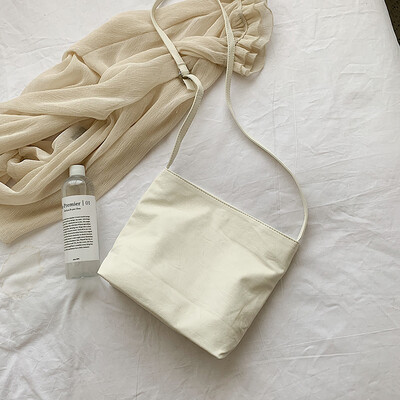 

Korean version of Joker bag summer ins small fresh womens bag new 2019 simple bucket bag shoulder Messenger bag