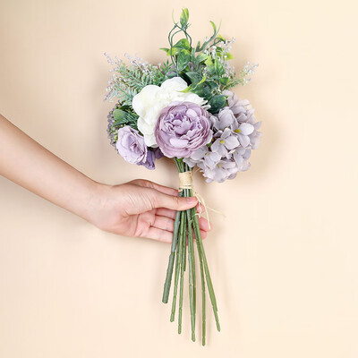 

〖Follure〗Hand Holds Large Artificial Flower Plant Bonsai Wedding Decoration INS Wind