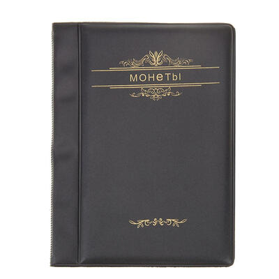 

10 Pages 120 Pockets Coin Album Mini Penny Holders PVC Collection Book Gift