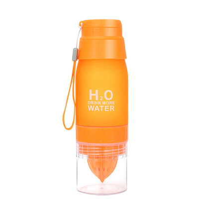 

Siaonvr NEW 650ML Lemon Cup H2O Drink Water Bottle Drink More Water Drinking Bike Bottle