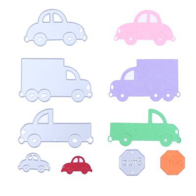 

Car Family DIY Metal Embroidery Stencil Scrapbook Craft Cutting Die