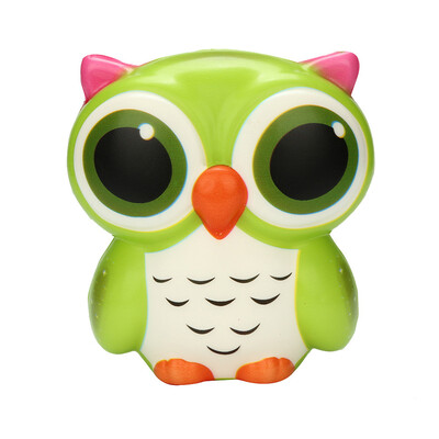 

Gobestart Adorable Owl Squishy Slow Rising Cartoon Doll Cream Scented Stress Relief Toy
