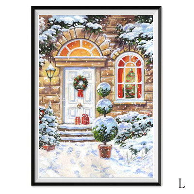 

〖Follure〗Christmas Diamond Rhinestone Pasted Embroidery Painting Cross Stitch Home Decor
