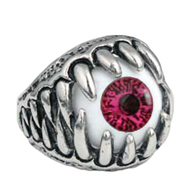 

Retro Eyes Domineering Titanium Steel Rings Men Devil Eye Personality Punk Fashion Jewelry