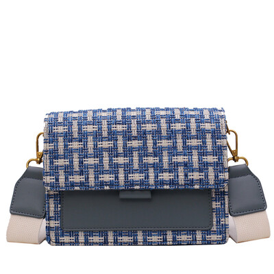 

Chao Korean version of the small fragrance rhombic wild chain shoulder Messenger bag