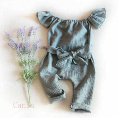 

Summer Newborn Kids Baby Girl Clothes Sleeveless Romper Jumpsuit Outfits Sunsuit