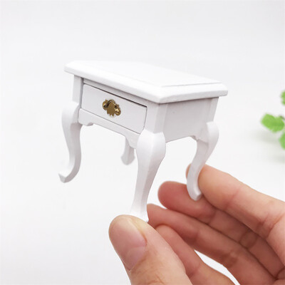 

Siaonvr 112 Mini Dollhouse Furniture Cabinet Miniature Living RoomTable Kids Toy Brown