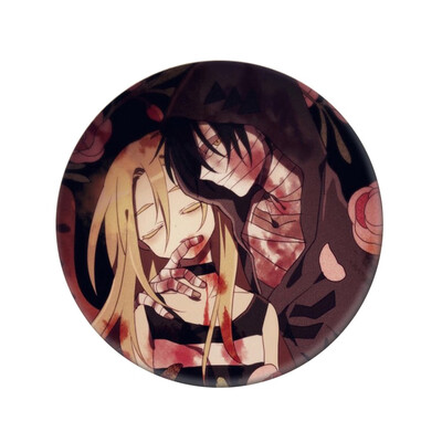 

1pcs Anime Angels of Death Cosplay Badge Cartoon Rachel Gardner Ray Brooch Pins Zack Collection bags Badges for Backpacks