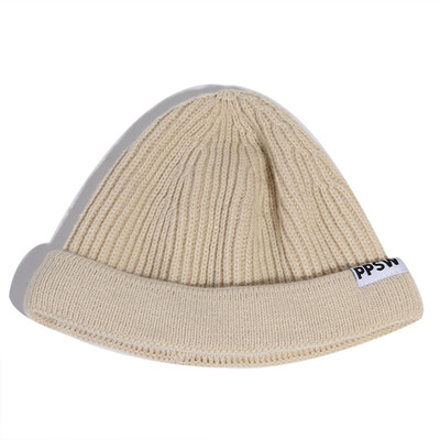 

Hat Female Autumn Winter Korean Edition 100-tied Wool Hat Student Warm Knitted Hat Japanese Simple Ear Guard Skin Hat Mens Trend