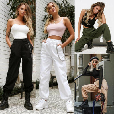 

Womens Cargo Utility Work Hiking Army Military Multi Pockets Combat Casual Pants