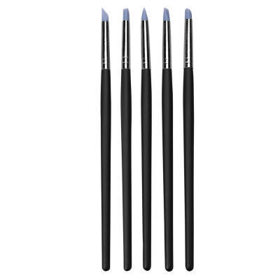 

5pcs Polymer Clay Repair Tools Soft Rubber Pen to Smooth Surface Art Tools