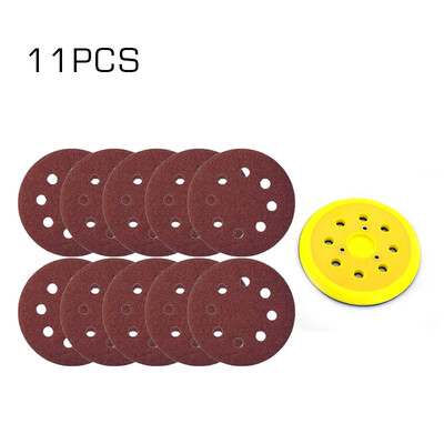 

5 Hook And Loop Backer Pad Polishing Sander Disc10x Sandpapers For Makita Pro