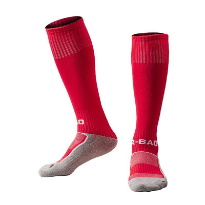 

1 Pair of Children Thicken Cotton Footbed Knee High Socks Loom Sock Compression Soft Football Socks