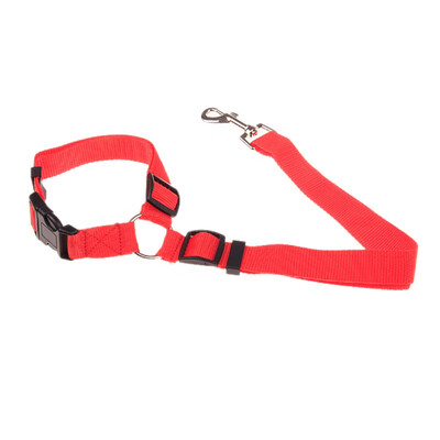 

Nylon Pet Dog Collar Safety Dog Leash Pet Supplies Travel Safety Seat Belt Clip Lead Adjustable Safety Harness Auto Traction