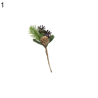

DIY Wreath Christmas Artificial Flower Berries Stamens Crafts Party Decoration