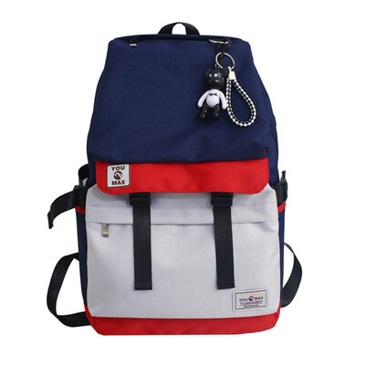 

College students travel bags schoolbags Korean high school backpacks bags Hong Kong style double shoulder bags men