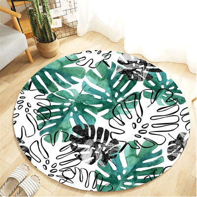 

Gobestart Botany Elements Blanket Round Bathroom carpet 55cm