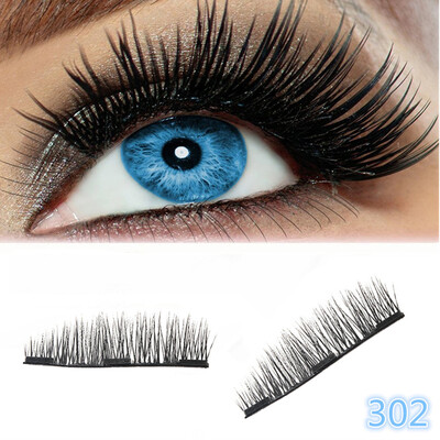 

〖Follure〗4Pcs Ultra-thin 02mm Magnetic Eye Lashes 3D Reusable False Magnet Eyelash